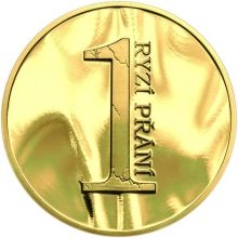 Ryzí přání S VĚNOVÁNÍM - velká zlatá medal 1 Oz